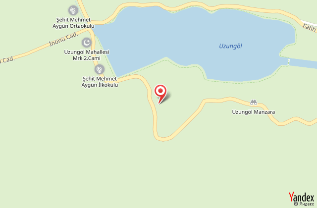 Ada bungalow uzungl harita, map