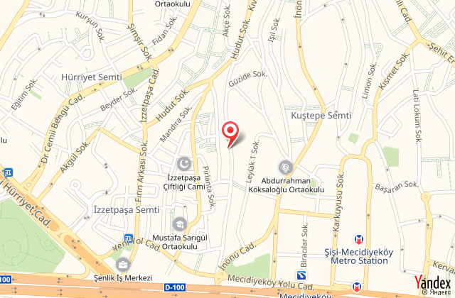 Ag sisli residence harita, map