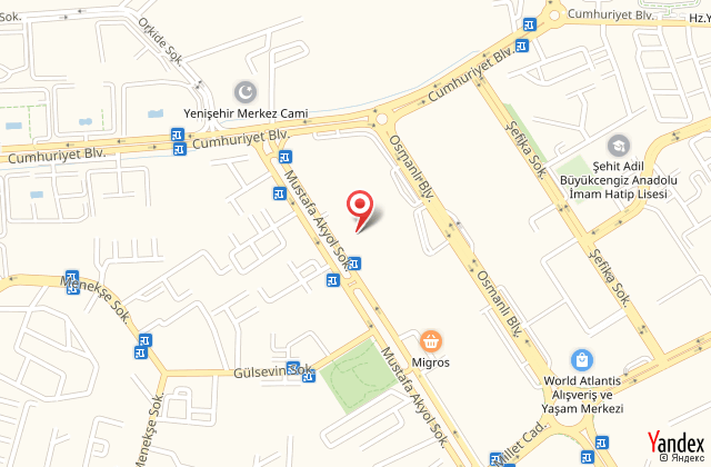 Airport residence hotel harita, map