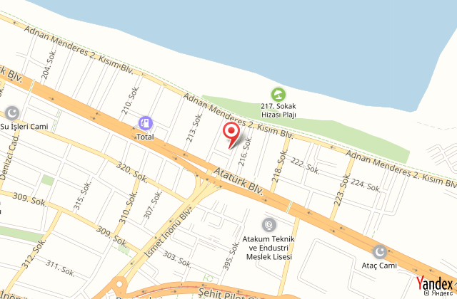 Akademi butik otel harita, map