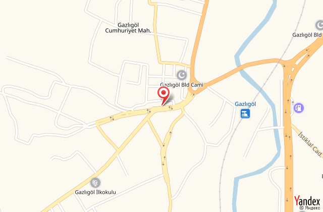 Akman otel gazlgl harita, map