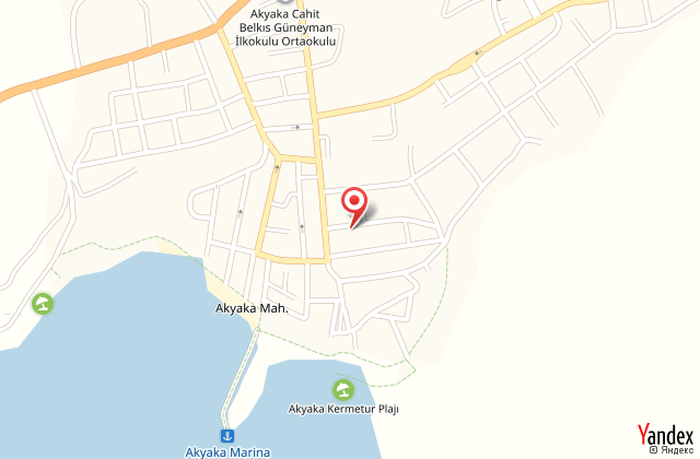 Ala otel akyaka harita, map