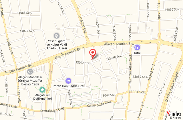 Alaat 716 otel harita, map