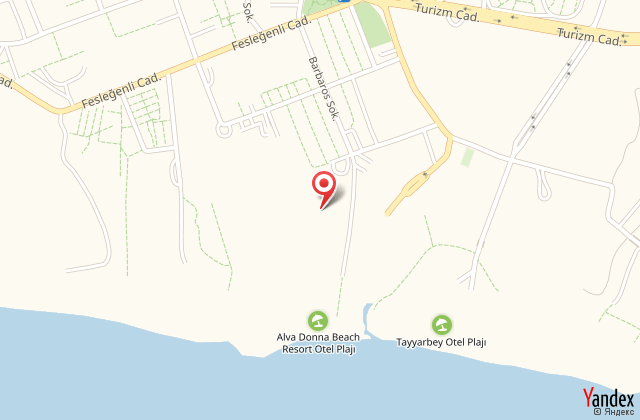 Alva donna beach resort comfort harita, map