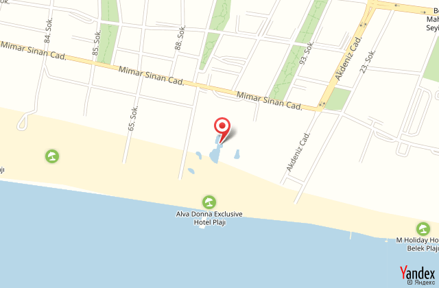 Dobedan exclusive hotel belek harita, map