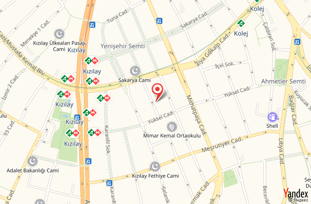 Ankara first apart otel harita, map