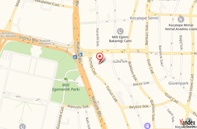 Ankara gold hotel harita, map