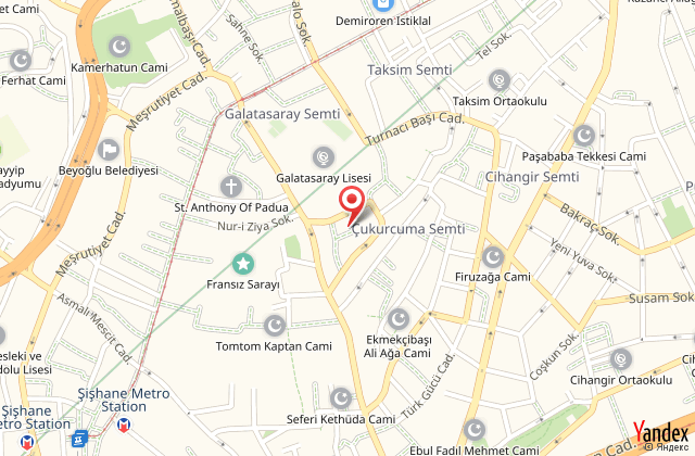 Apart loft istanbul harita, map