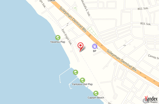 Kusadasi arora hotel harita, map