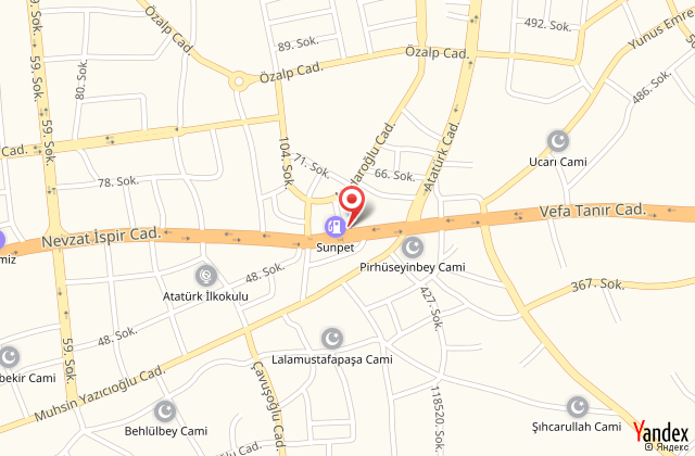 Arzum apart otel harita, map