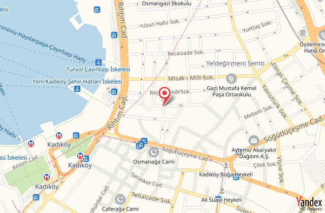 As albion hotel harita, map