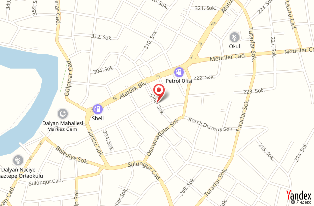 Ashram anu hotel & apart harita, map