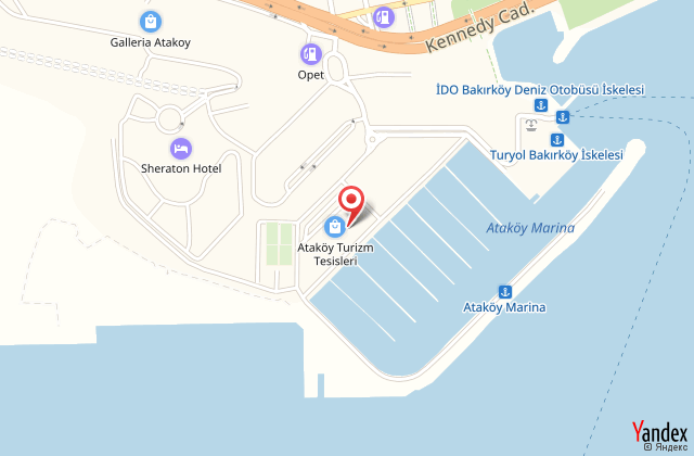 Ataky marina hotel harita, map