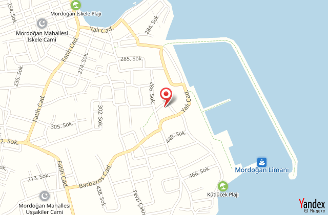 Begovil hotel harita, map