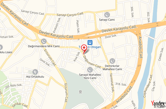 Beyolu center apart harita, map