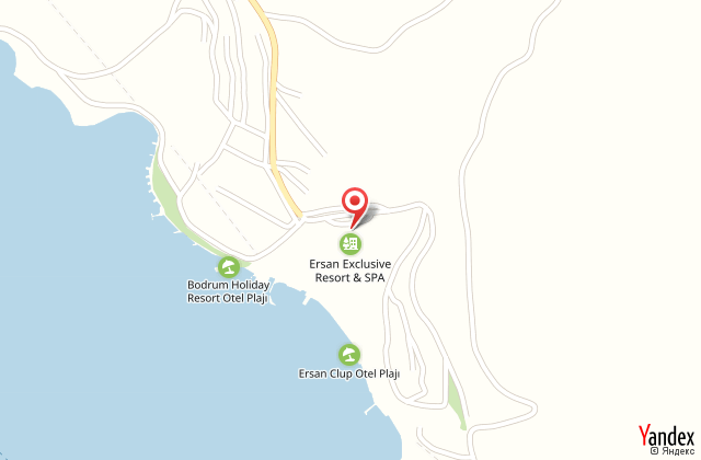 Bodrum holiday resort & spa harita, map