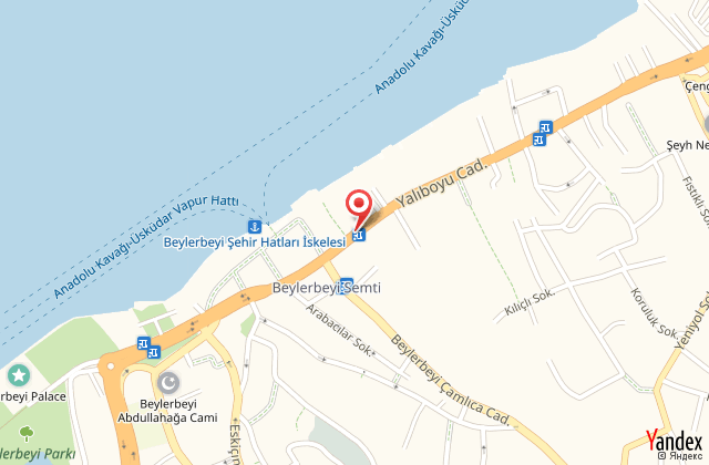 Bosphorus palace hotel harita, map