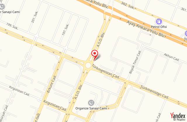 Boss otel harita, map