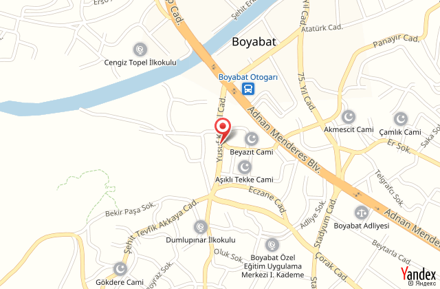 Boyabat zafer hotel & lokanta harita, map