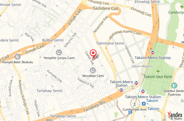 Taksim brand suit harita, map