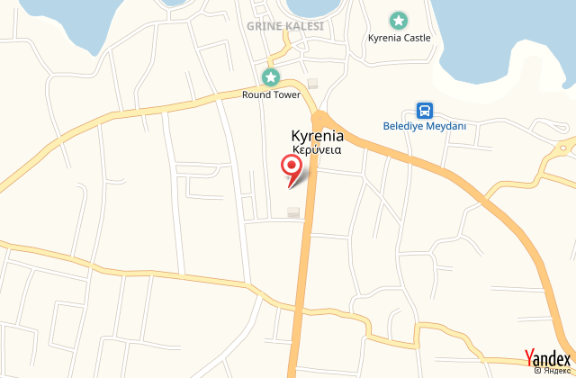 Byk anadolu girne hotel harita, map