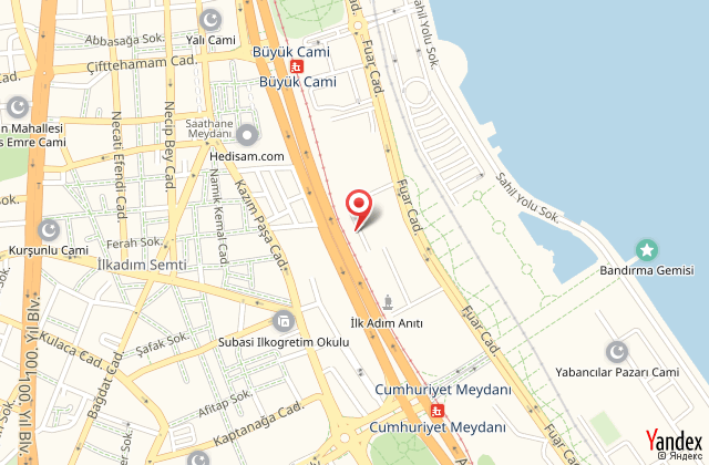 Byk samsun hotel harita, map