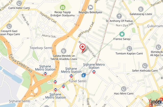 Hotel fresia istanbul harita, map