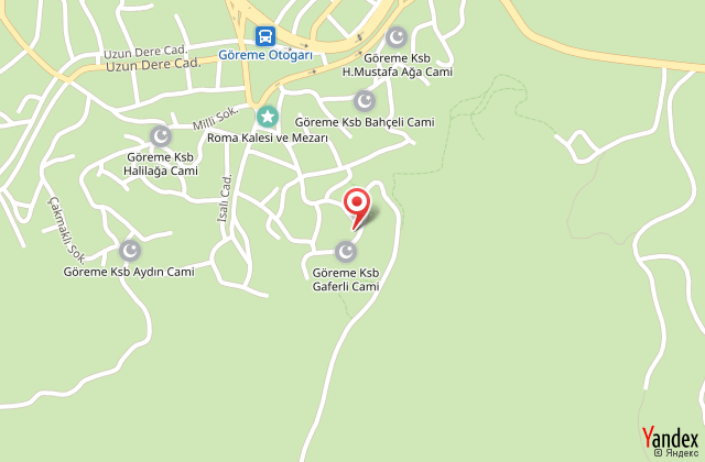 Cave life hotel harita, map