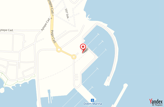 D-marin yacht club harita, map