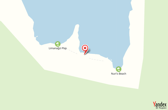 Delos beach hotel harita, map