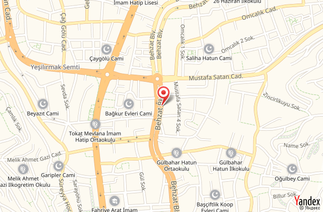 Doa butik otel harita, map