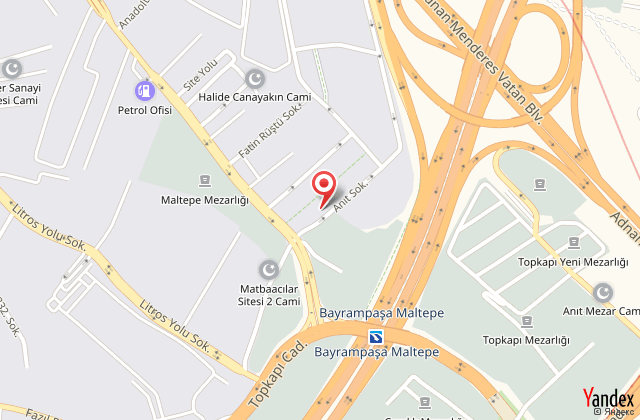 Doubletree by hilton istanbul topkap harita, map