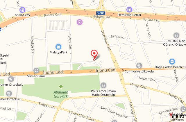 Doubletree by hilton malatya harita, map