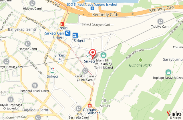 Doubletree by hilton sirkeci harita, map