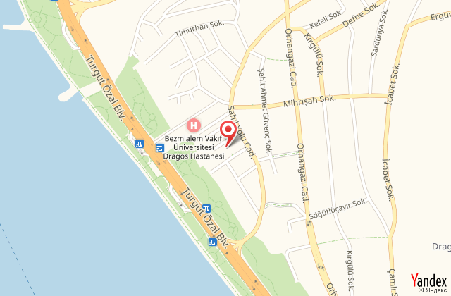 Dragos island otel & restaurant spa harita, map