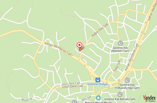 Dream cave hotel harita, map