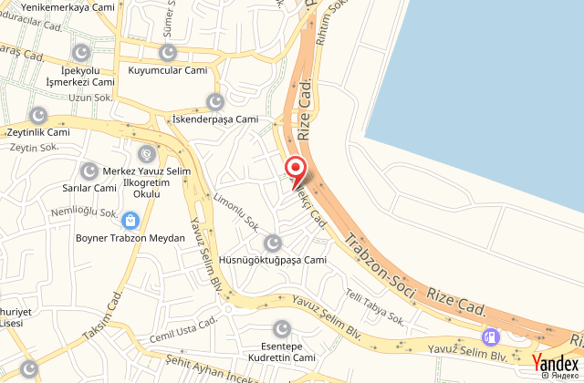 Efes otel trabzon harita, map