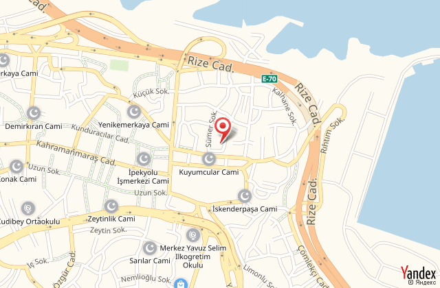 Elif hotel trabzon harita, map