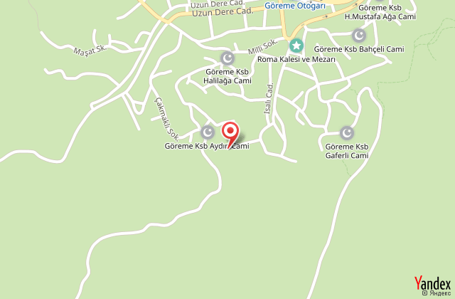 Elif star cave hotel harita, map