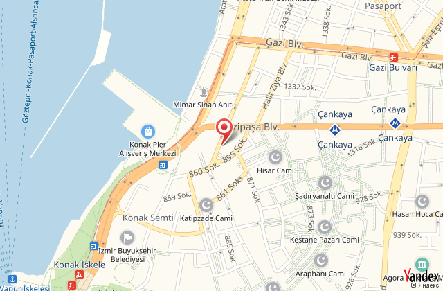 Envoy hotel harita, map
