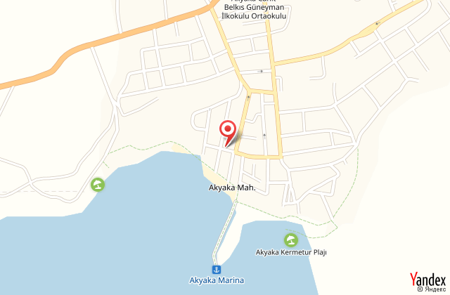 Erdem hotel akyaka harita, map