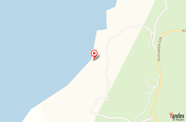 Faralya akta beach camping harita, map