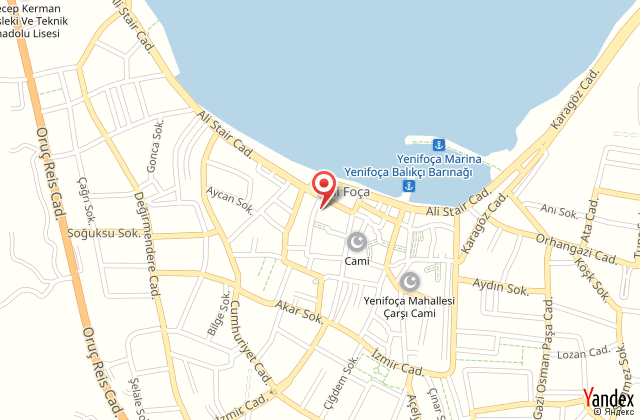 Foamor otel harita, map