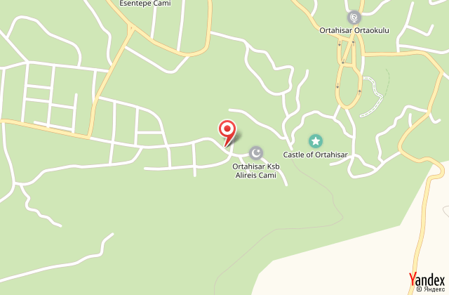 Fosil cave hotel harita, map