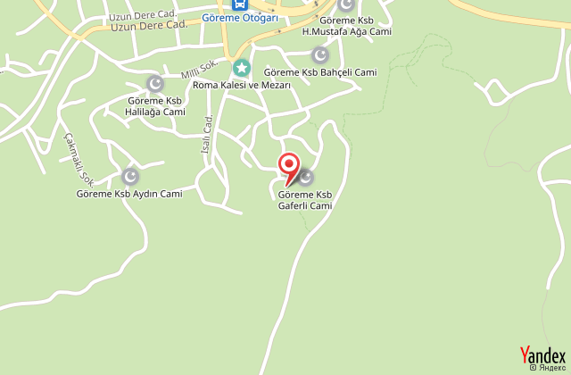 Garden cave hotel harita, map