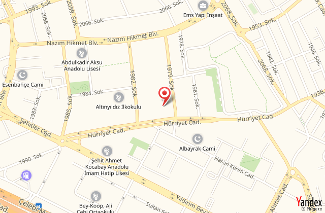 Garden residence suite harita, map