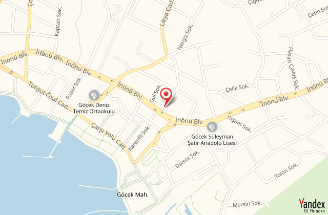 Gcek alize hotel harita, map