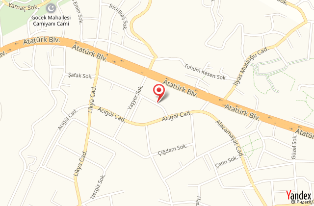 Gcek arion hotel harita, map