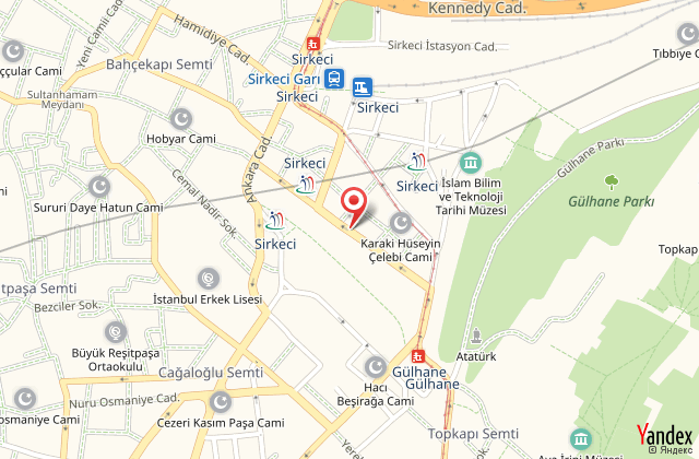 Golden horn hotel harita, map