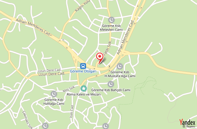 Greme palace stone hotel harita, map